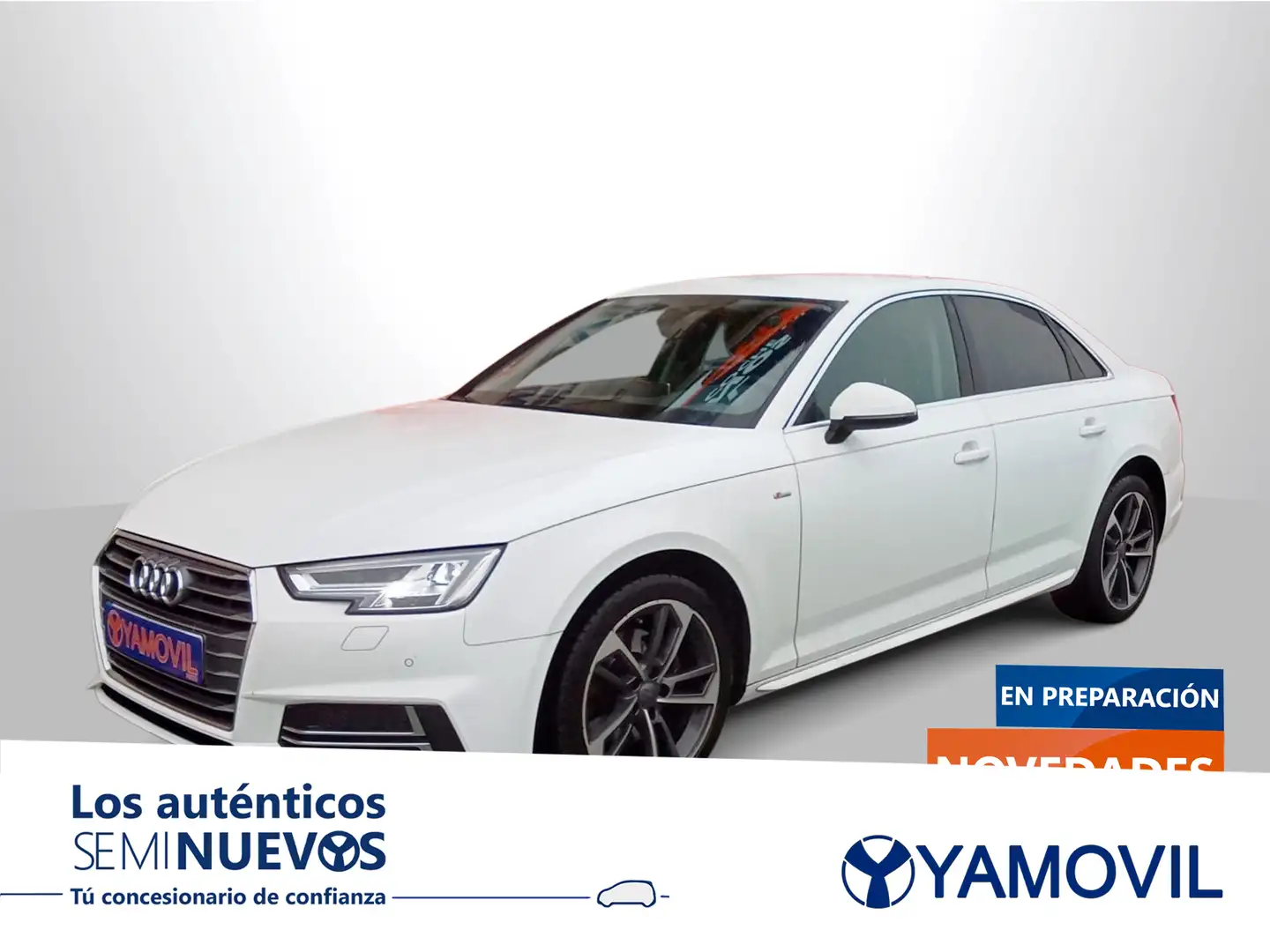 Audi A4 2.0TDI S line edition 110kW Weiß - 1