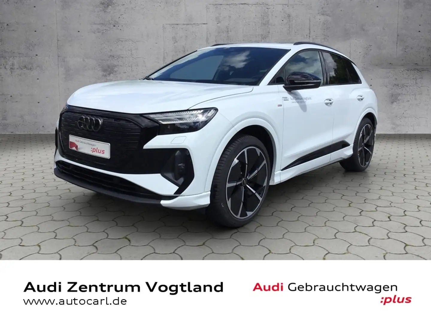 Audi Q4 e-tron 55 quattro S line Weiß - 1