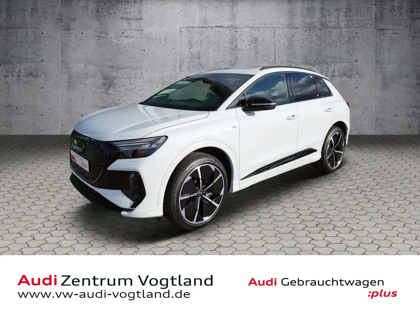 Audi Q4 e-tron 55 quattro S line/Matrix/Sonos/Pano/Keyless KLIMA Weiß - 1