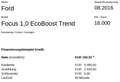 Ford Focus 1,0 EcoBoost Trend Rot - thumbnail 17