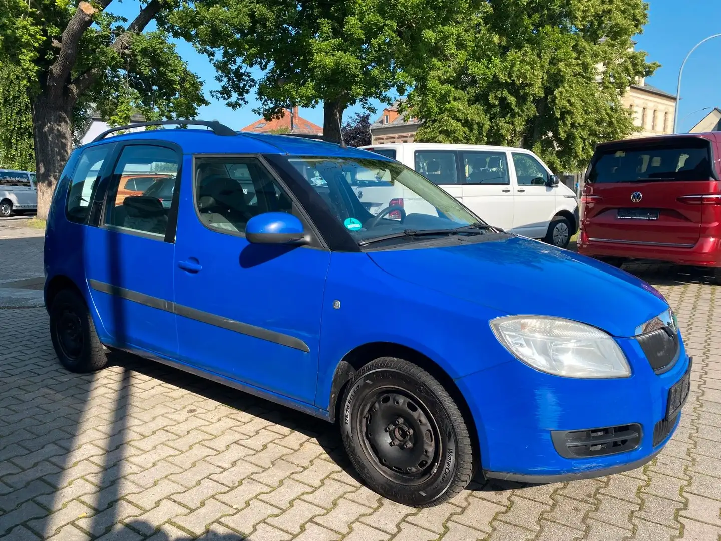 Skoda Roomster Style, Ahk, Klima, PDC Blau - 2
