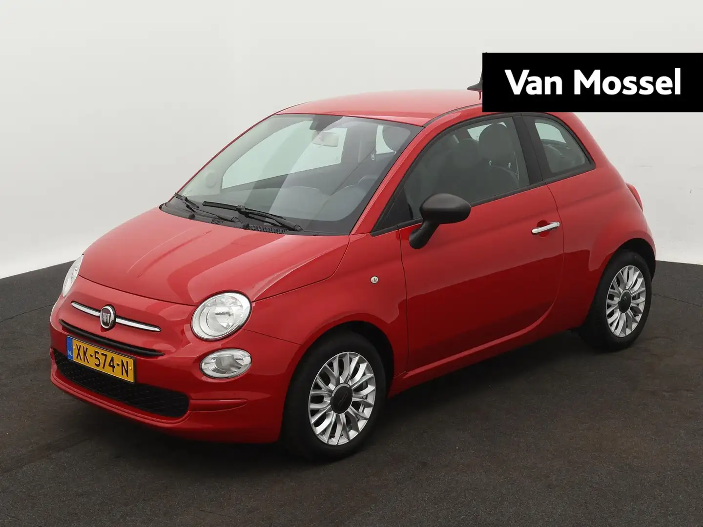 Fiat 500 0.9 TwinAir Turbo Popstar | Airco | 15" Lichtmetal Rot - 1