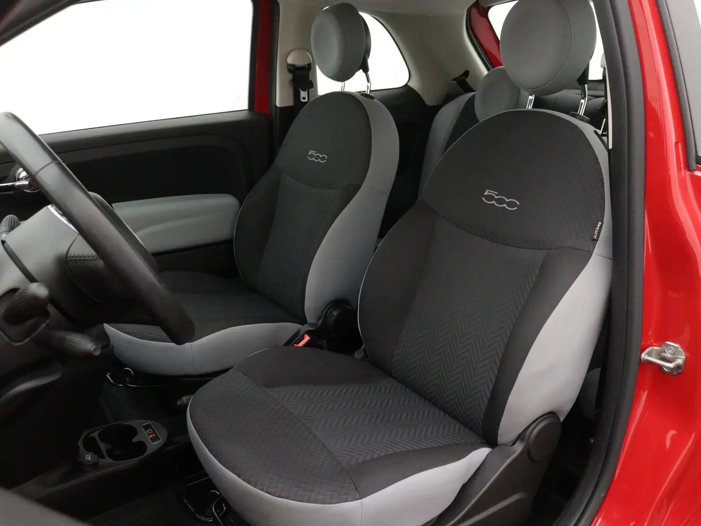 Fiat 500 0.9 TwinAir Turbo Popstar | Airco | 15" Lichtmetal Rot - 2