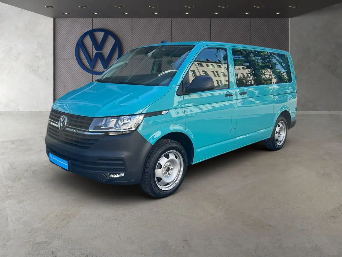 Volkswagen T6.1 Kombi 2.0 TDI DSG EcoProfi Navi AHK Rückfah Albastru - 2