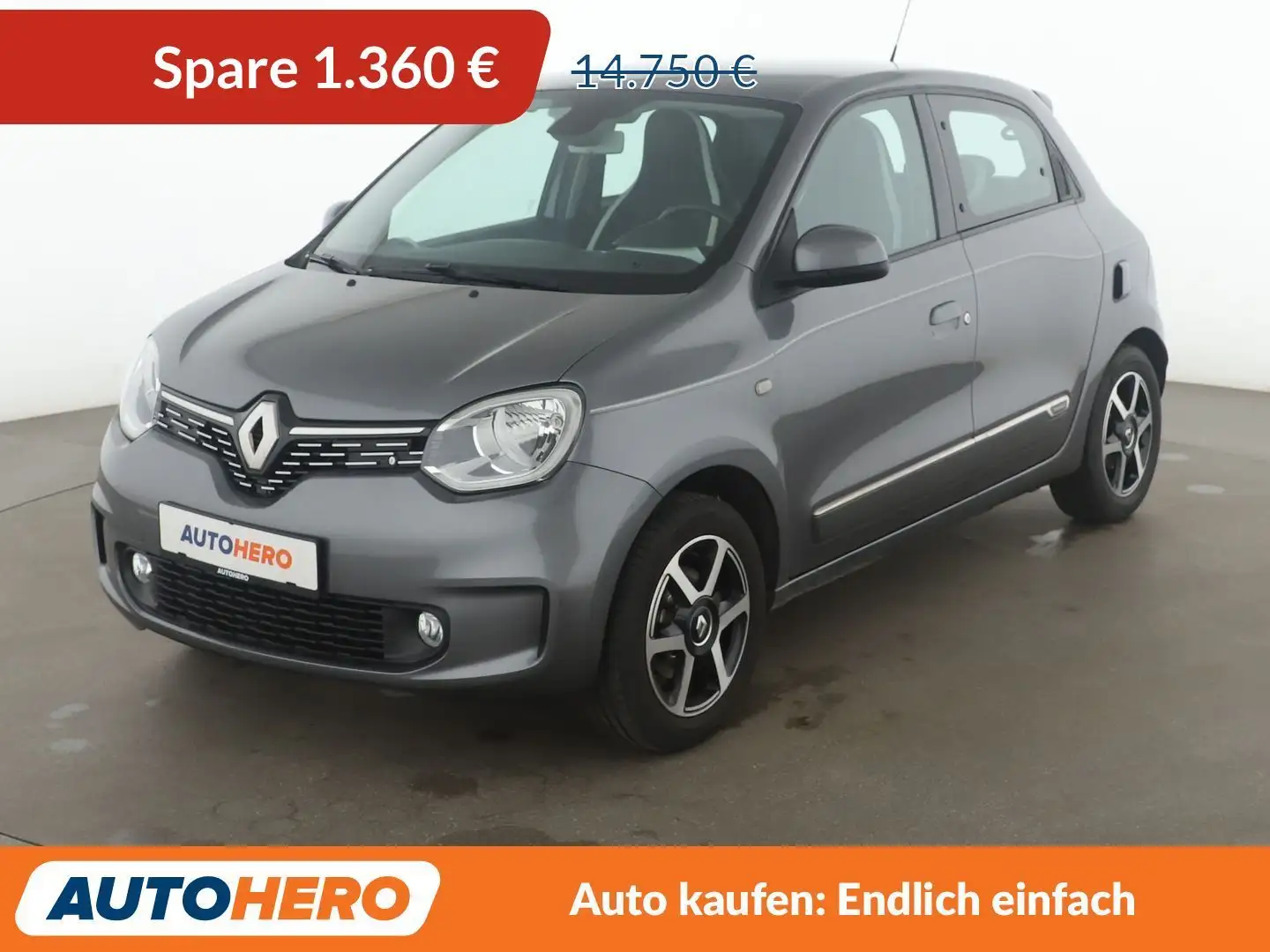 Renault Twingo 0.9 TCe Intens Aut.*PDC*SHZ*KLIMA*TEMPO* Gris - 1