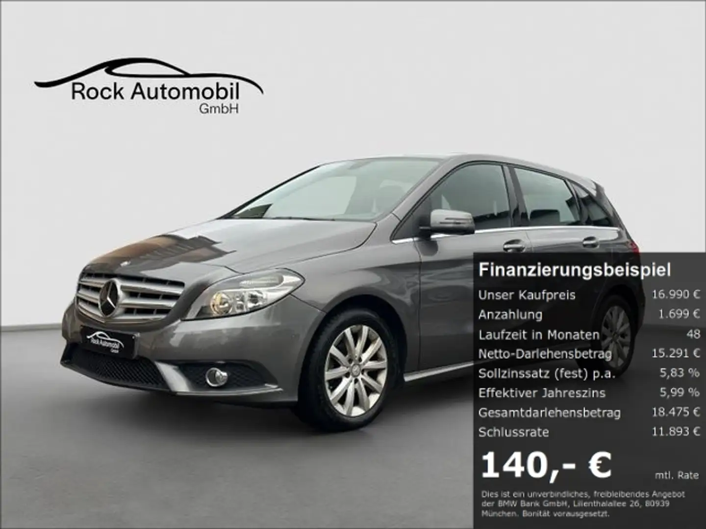 Mercedes-Benz B 180 7G-DCT Automatik *Garantie* Grau - 1