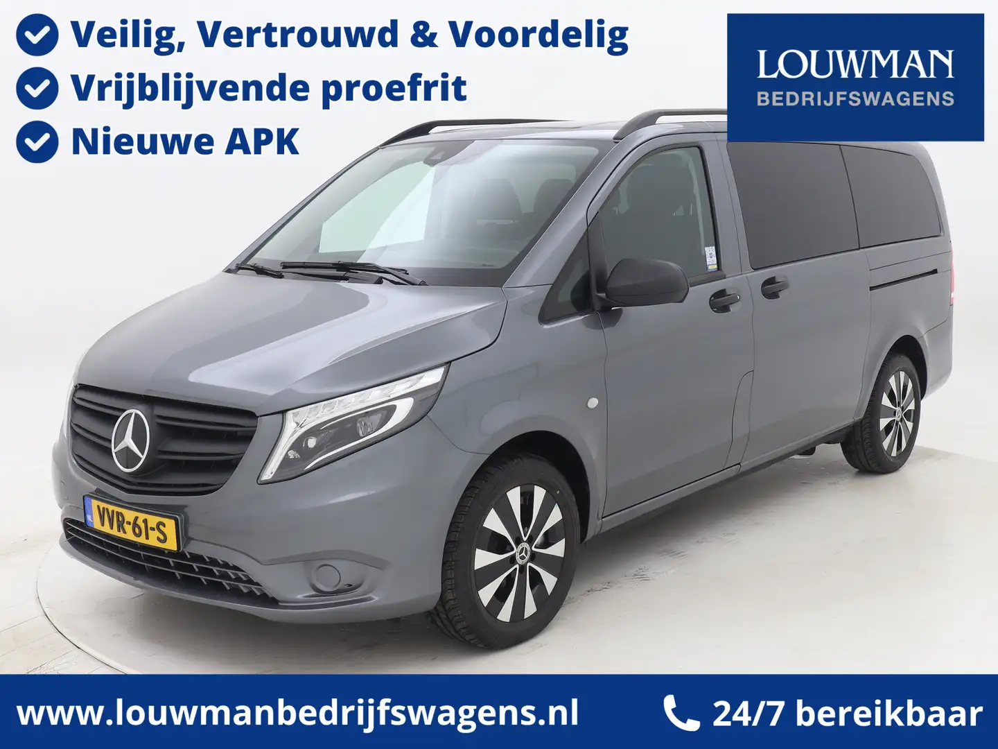 Mercedes-Benz Vito 116 CDI Lang Dubbele Cabine Business Solution | Ca Gri - 1