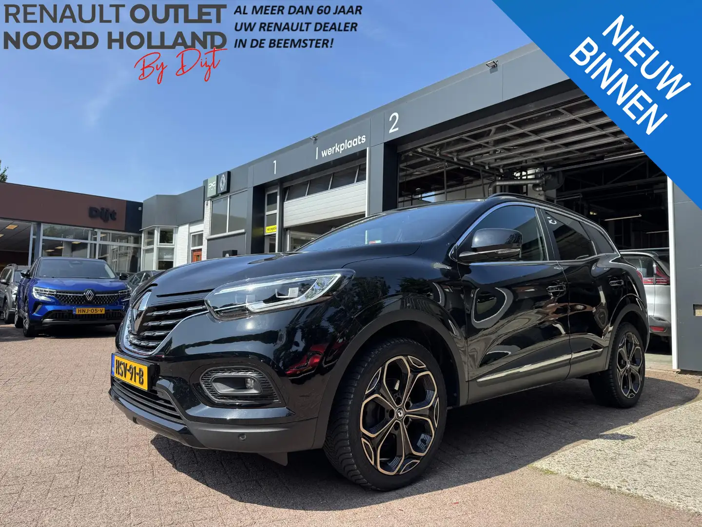 Renault Kadjar 1.3 TCe 140pk EDC Black Edition Zwart - 1