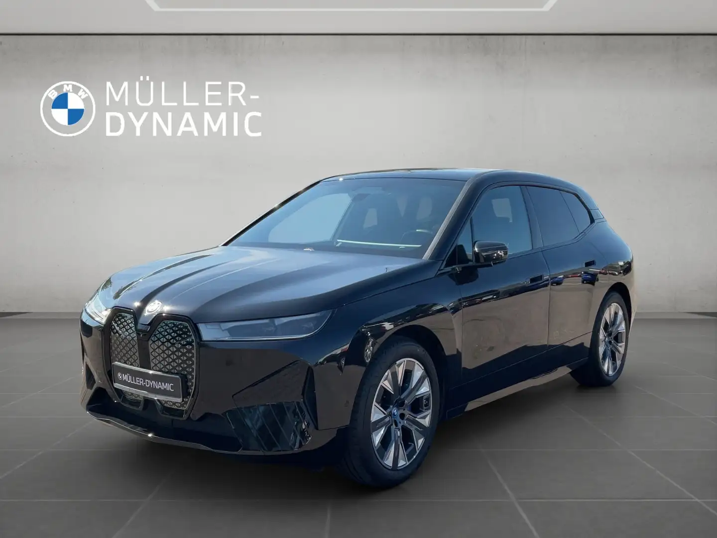 BMW iX xDrive40 AHK VIRT COCK PROF 360° KAMERA SHZ Schwarz - 1