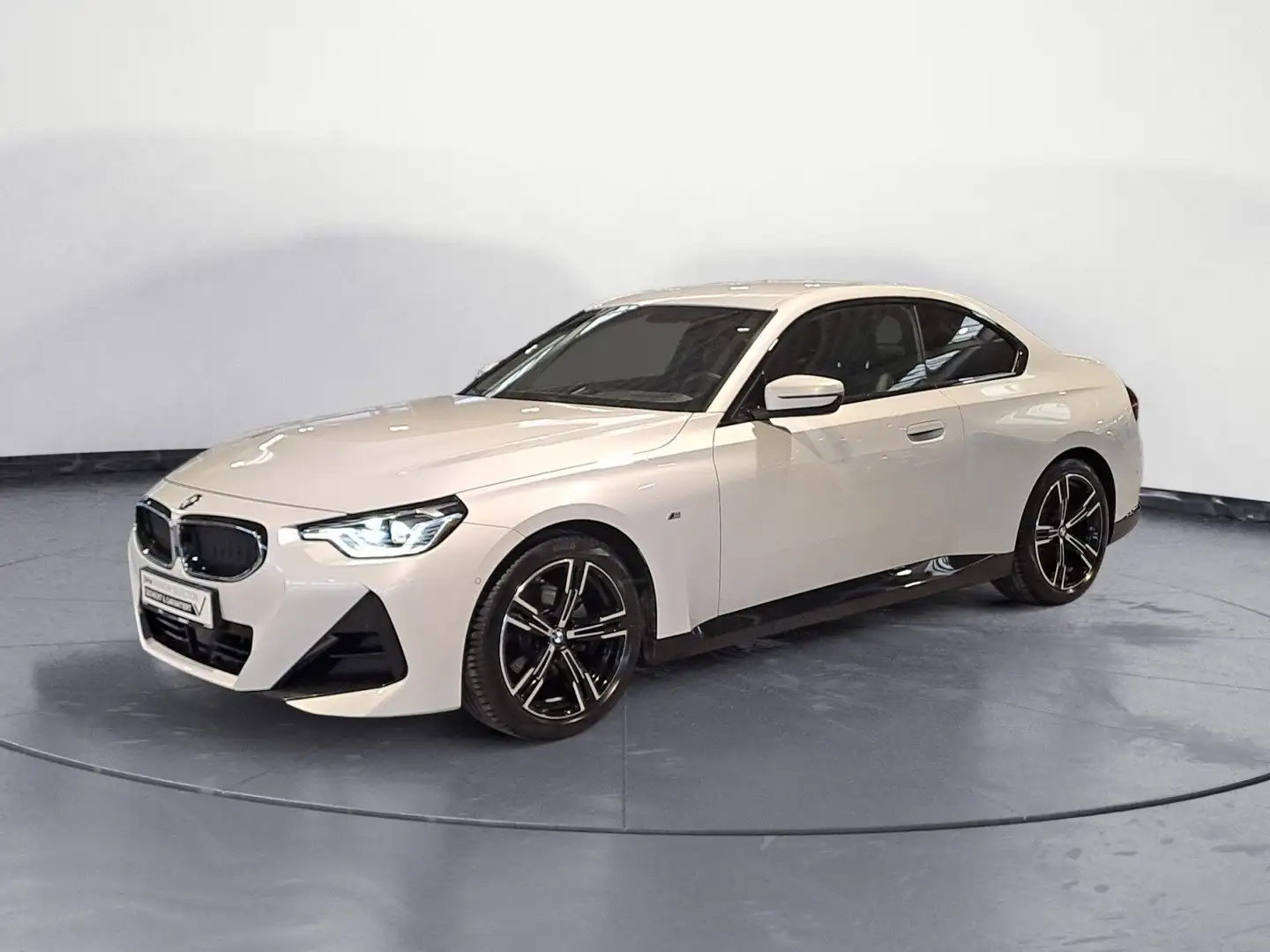 BMW 220 i Coupe M Sport Navi Klima Leder PDC Kamera H Weiß - 2