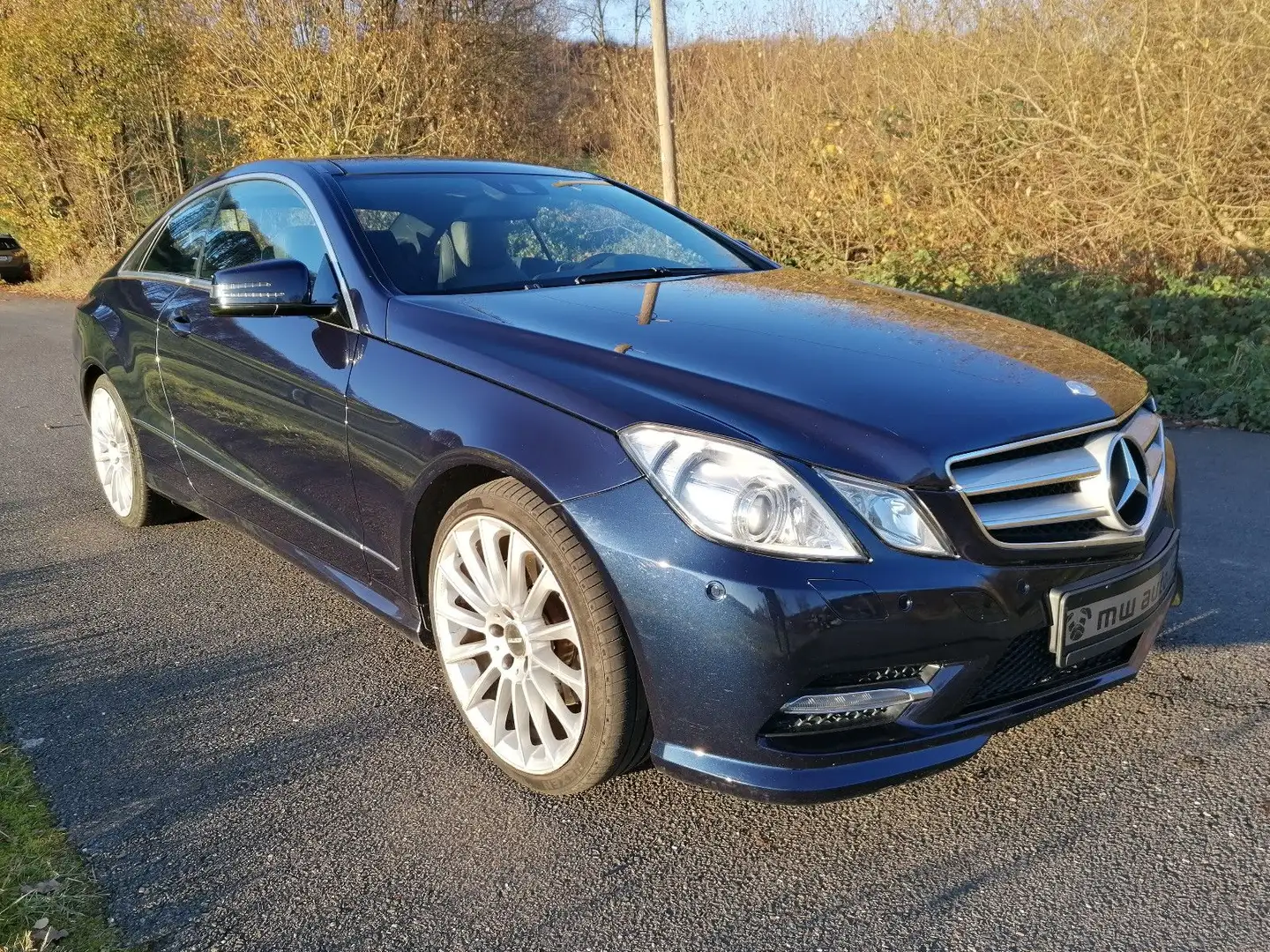 Mercedes-Benz E 250 Coupé AMG ,Panorama, Xenon,Service MB!! Blau - 1