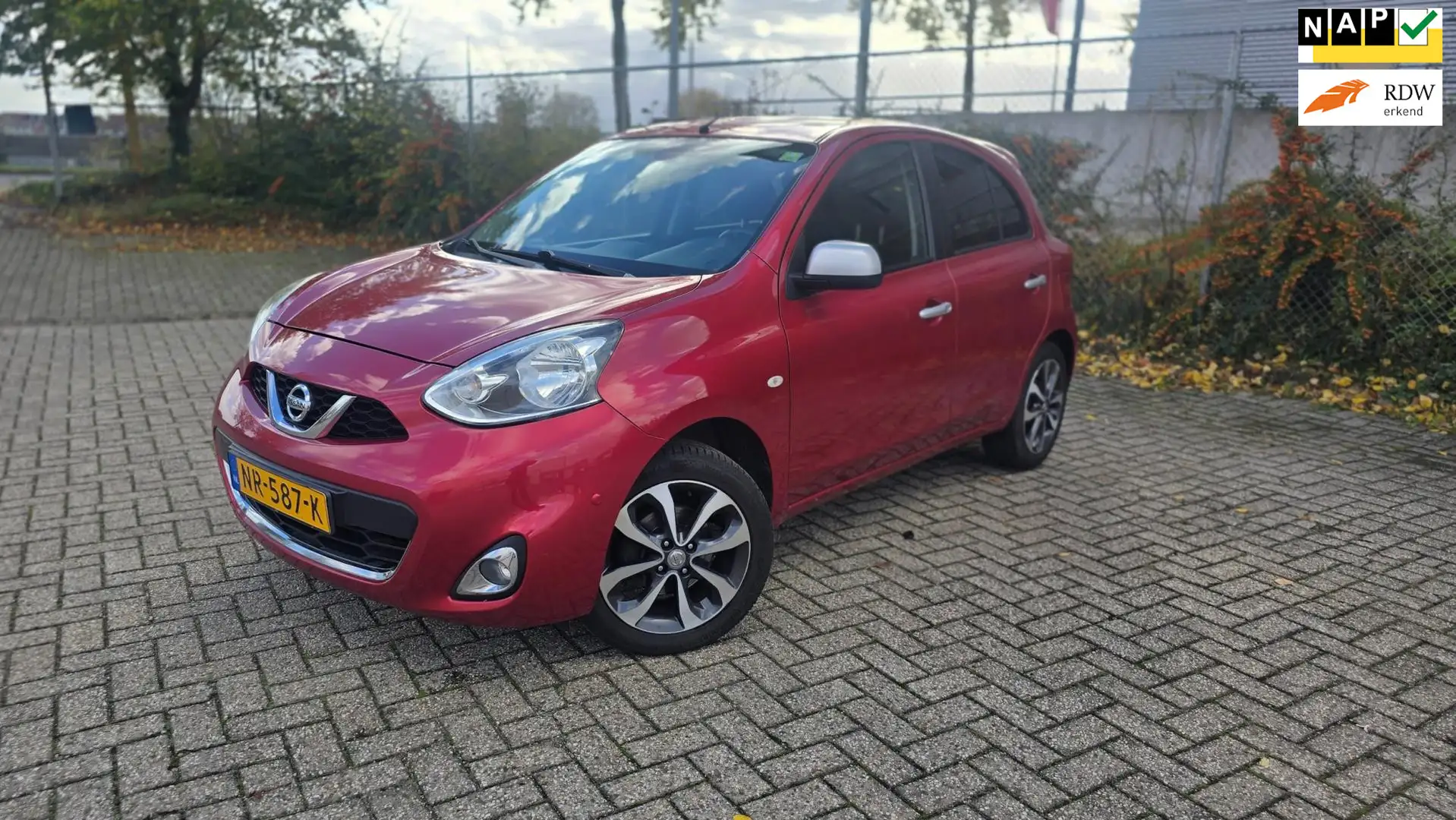 Nissan Micra 1.2 Connect Edition N-TEC Rouge - 1