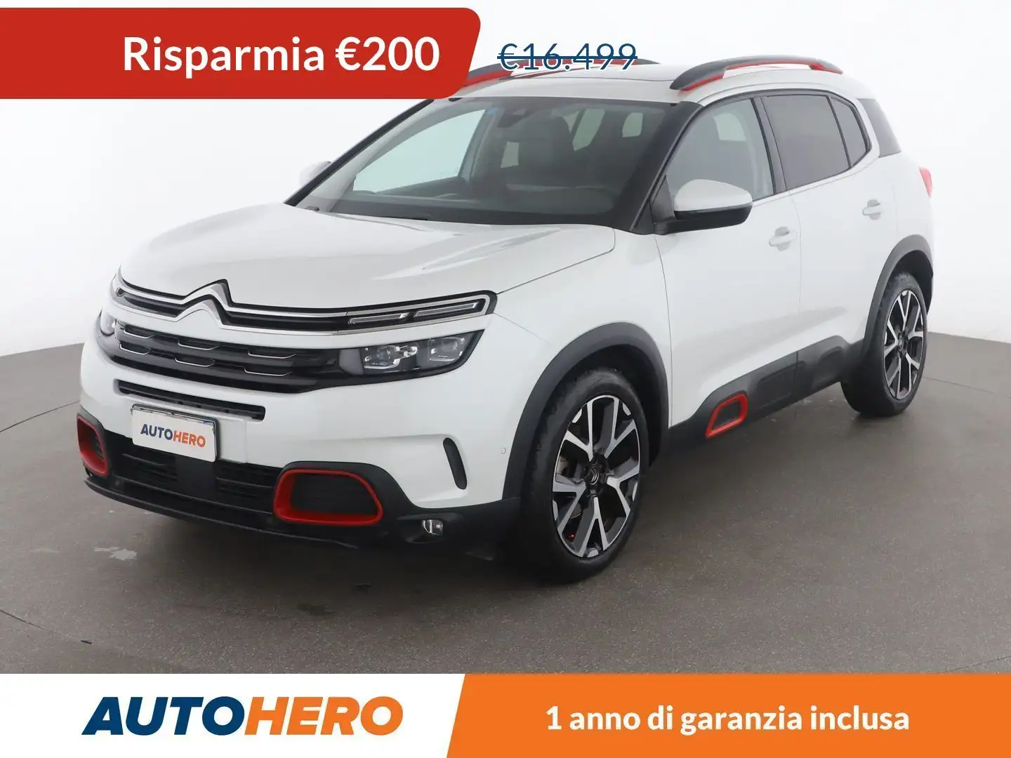 Citroen C5 Aircross 1.5 Blue-HDi Shine 131 CV EAT8 Bianco - 1