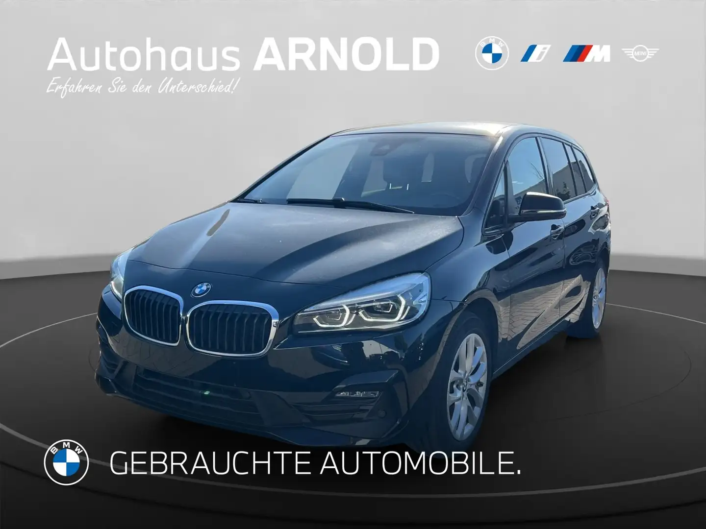 BMW 218 d Gran Tourer Advantage RFK Navi Sitzhzg. Schwarz - 1
