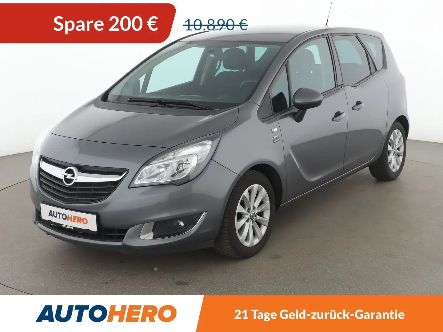 Opel Meriva 1.4 Turbo Drive *TEMPO*PDC*SHZ*LHZ*ALU* Grau - 1