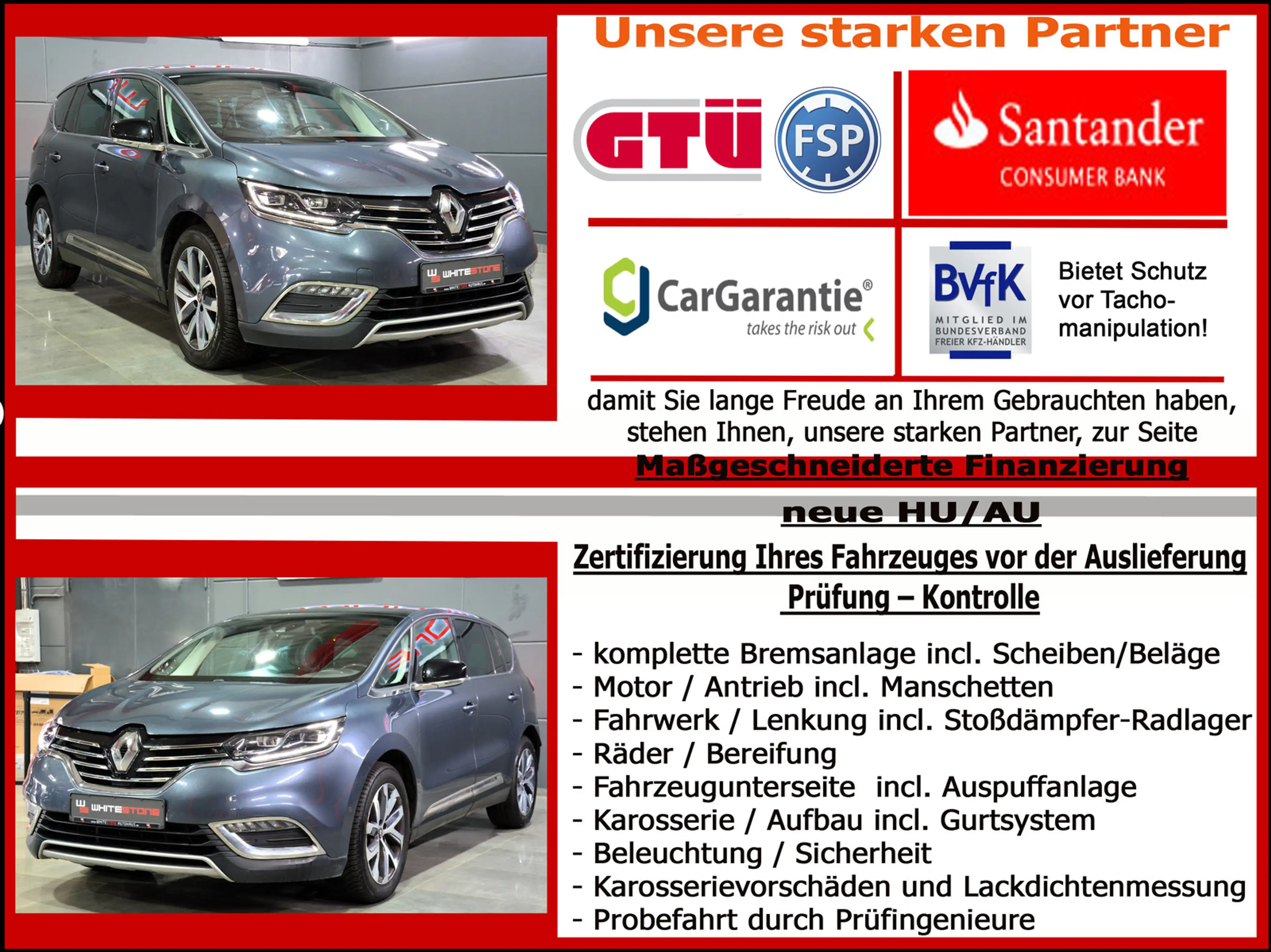 Renault Espace V Aut 7 Sitze Leder HUD AHK Shzg Glasdach — photo 3