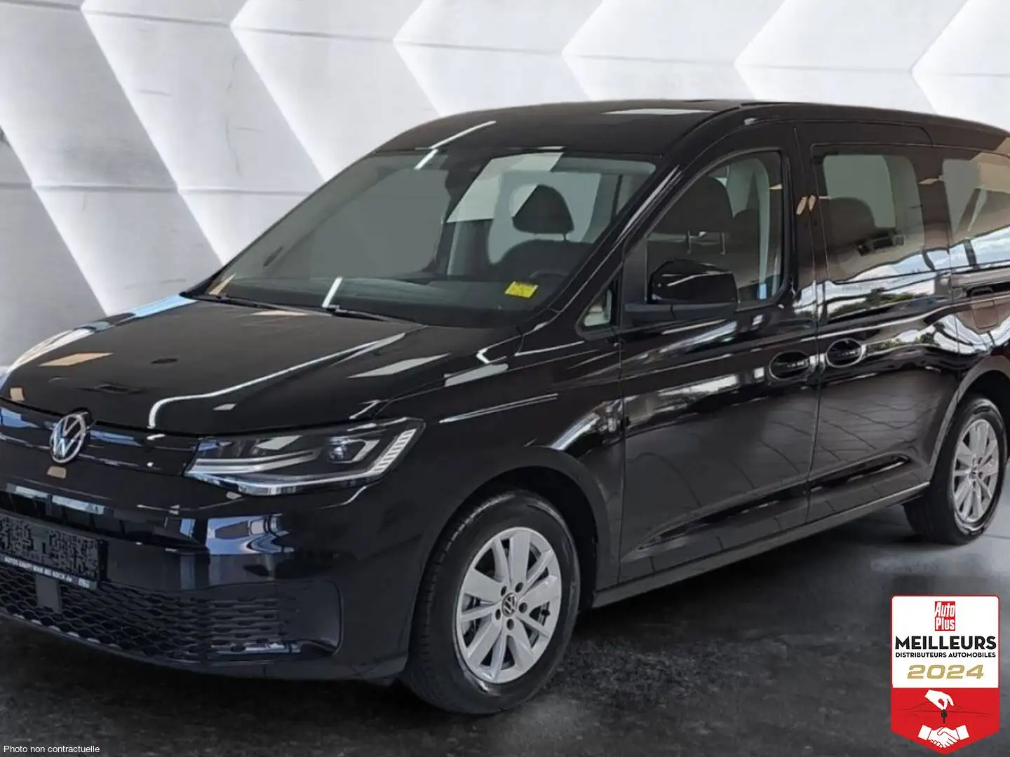Volkswagen Caddy 2.0 TDI 122 DSG7 +Caméra +PDC AR/AV Noir - 1