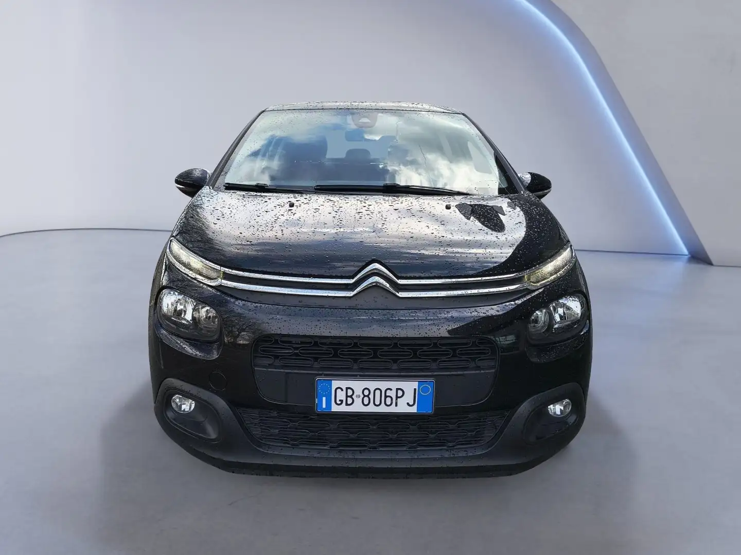 Citroen C3 Citroën C3 1.2 PureTech 83 CV S&S Shine Zwart - 2