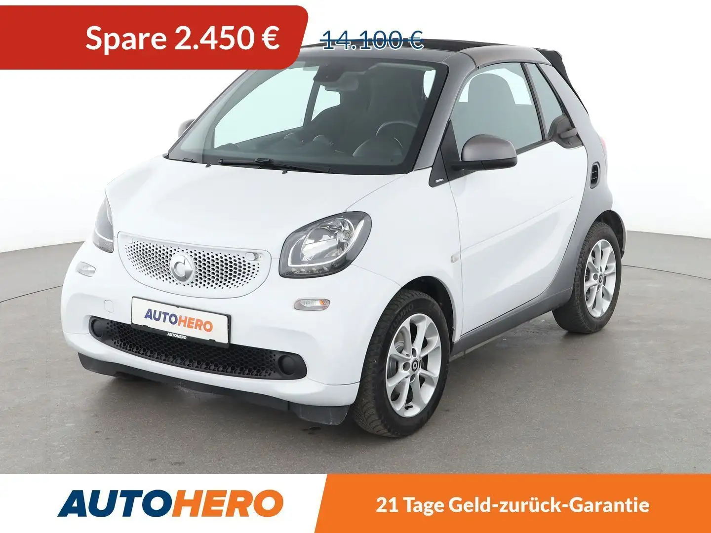 smart forTwo 1.0 passion Aut.*TEMPO*SHZ*PDC*KLIMA* Blanc - 1