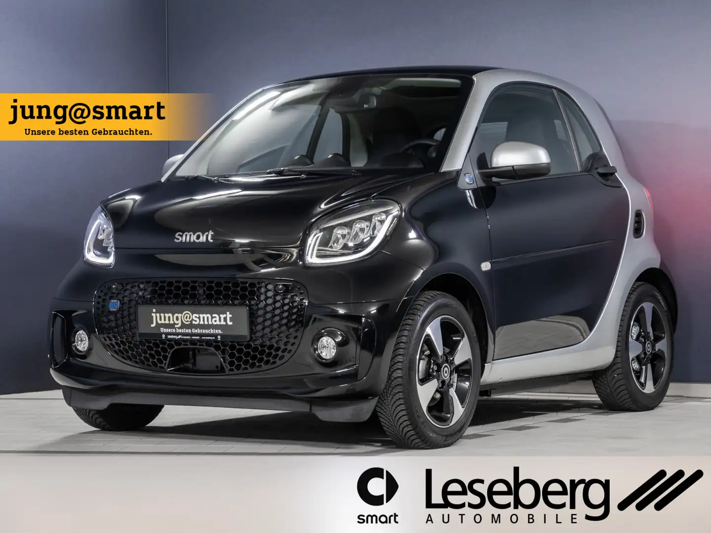 smart forTwo ForTwo Coupé EQ Passion LED/22kW/Pano/Kamera/DAB Schwarz - 1