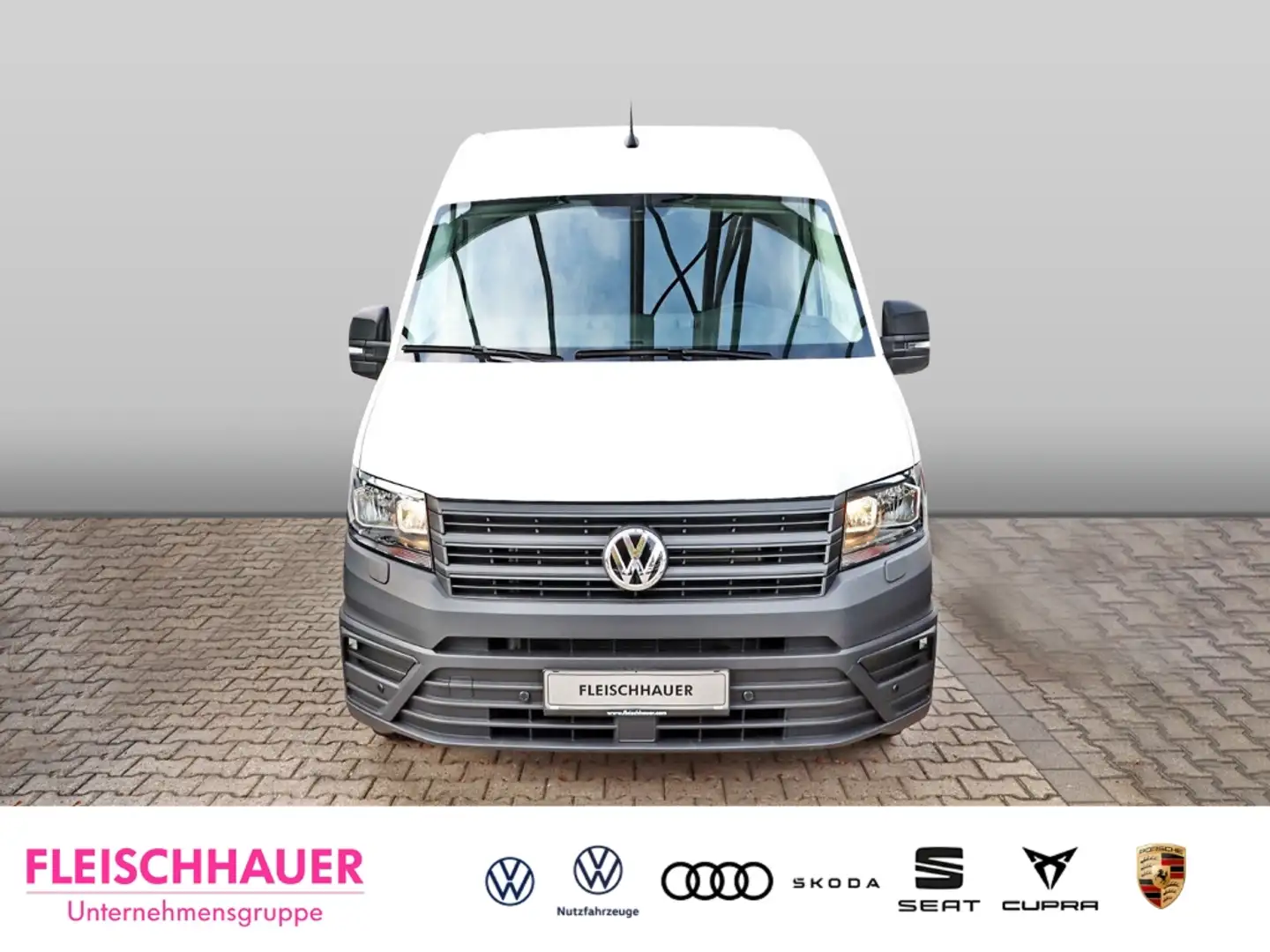 Volkswagen Crafter lang Hochdach 2.0 TDI RFK Navi ACC SHZ Spurhalteas Weiß - 2