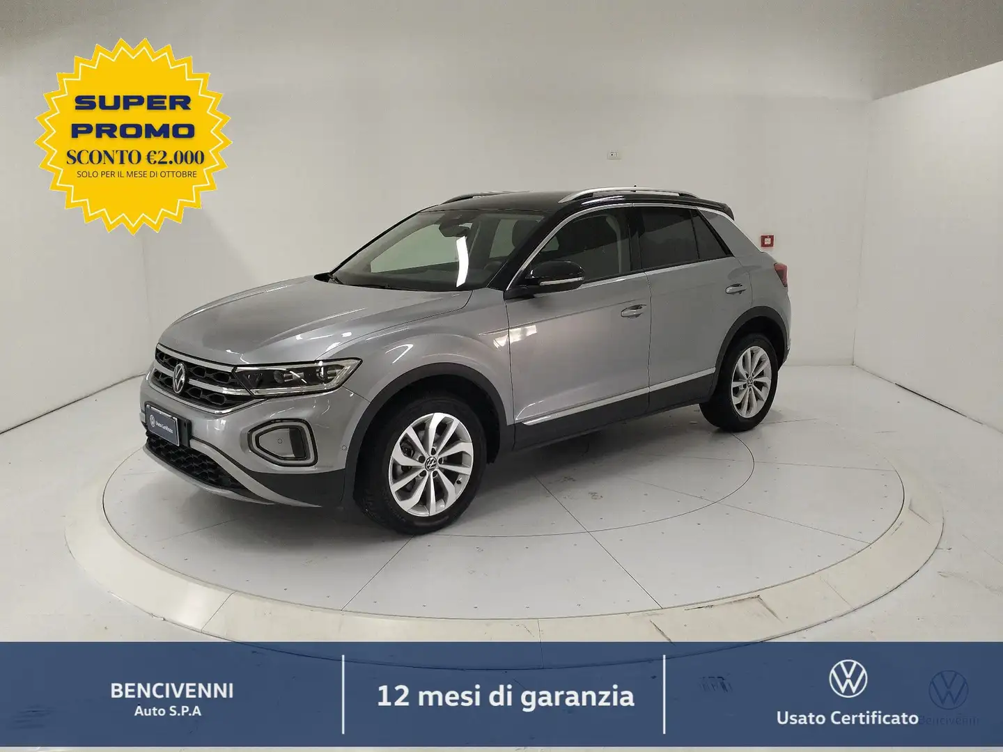 Volkswagen T-Roc 1.5 TSI ACT DSG Style Zilver - 1