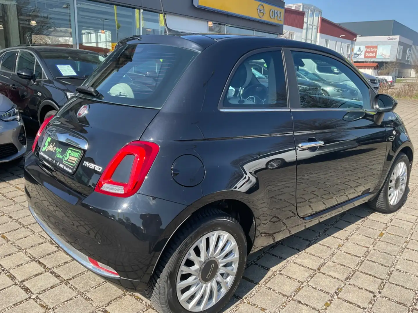 Fiat 500 1.0 Hybrid Dolcevita Pano*DAB Radio*USB Schwarz - 2