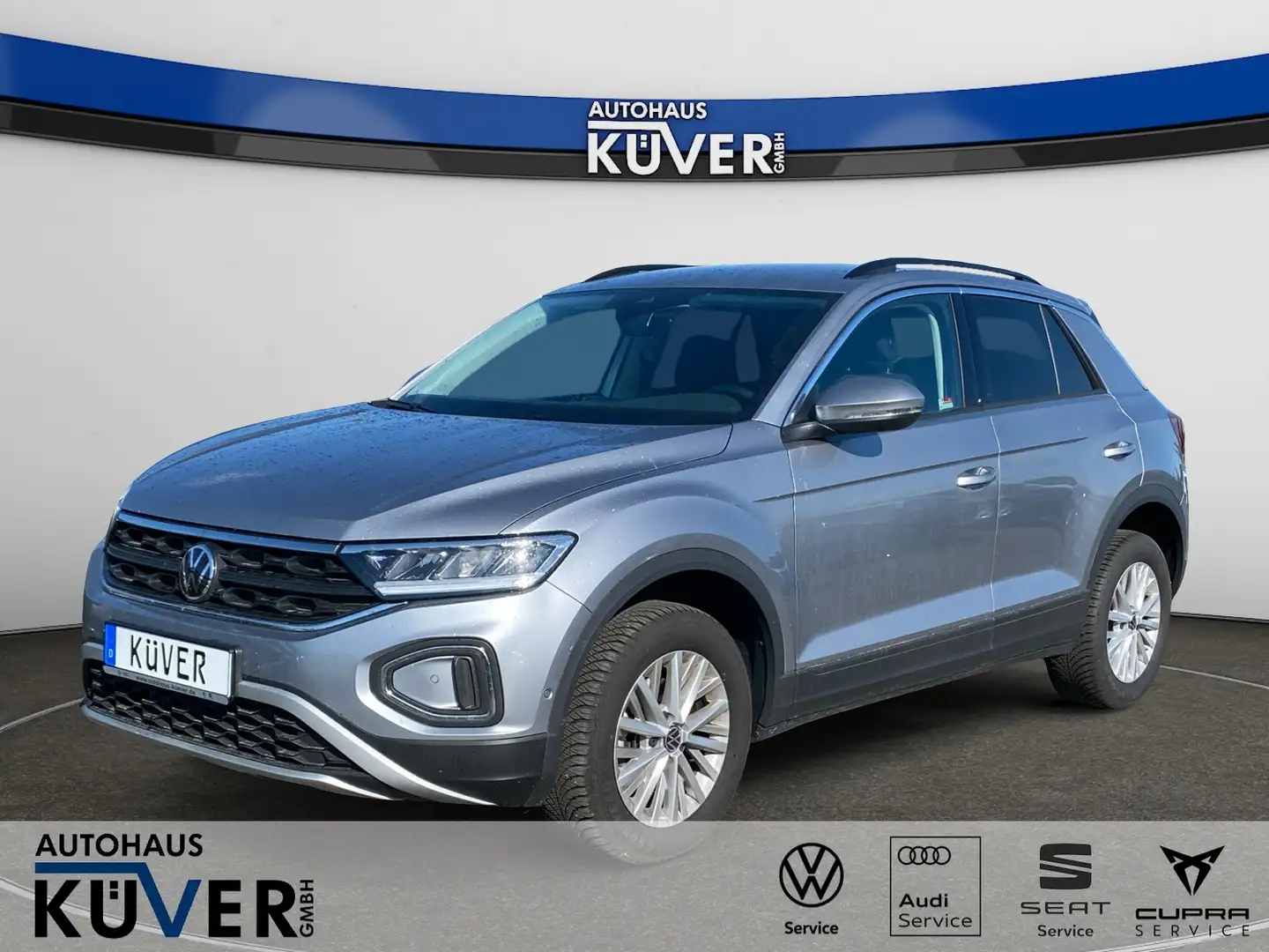 Volkswagen T-Roc Life 1,5 TSI DSG LED+ACC+Einparkh.+16´´ Silber - 1