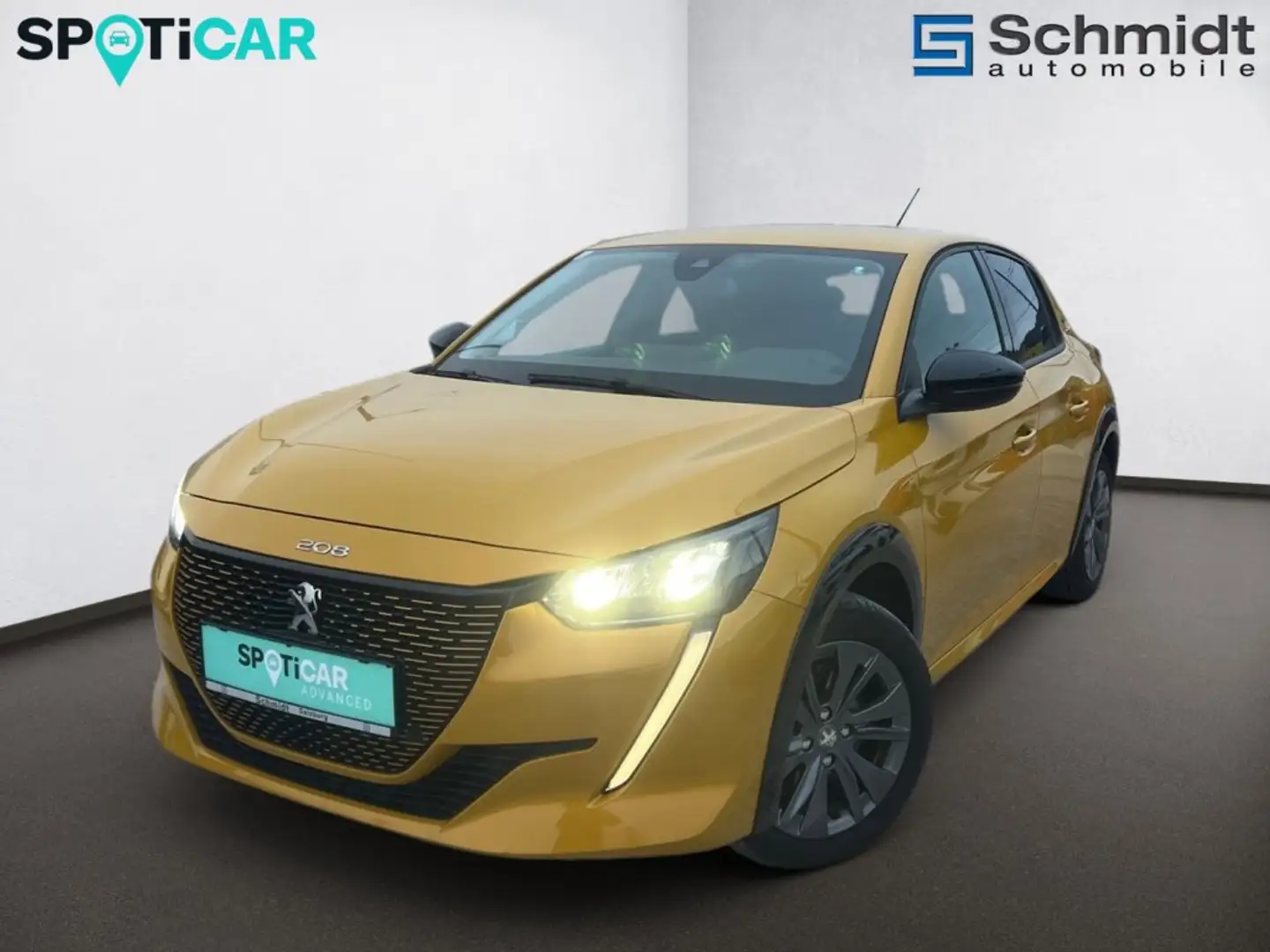 Peugeot e-208 50kWh Allure Pack Gelb - 1
