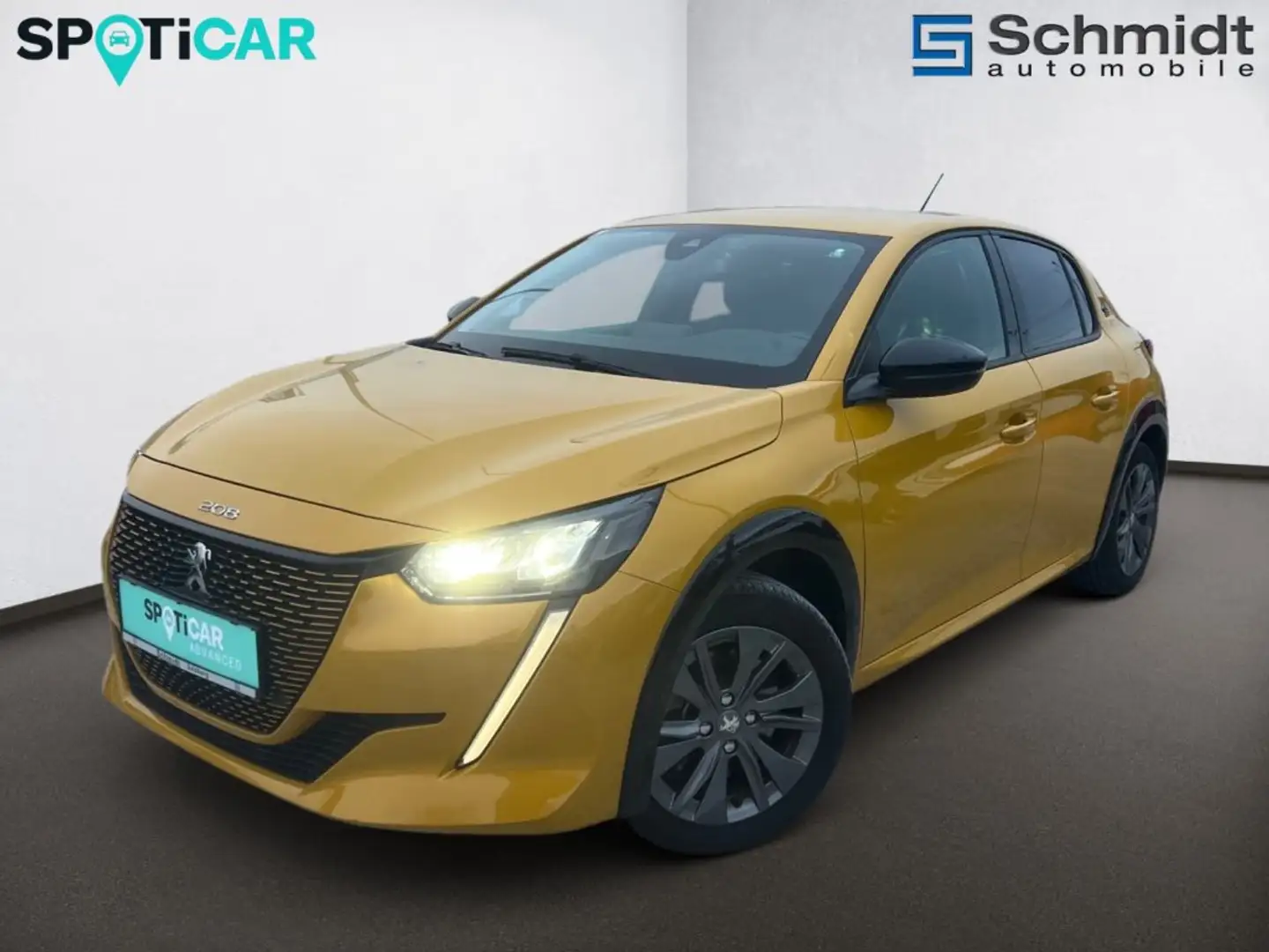 Peugeot e-208 50kWh Allure Pack Gelb - 2