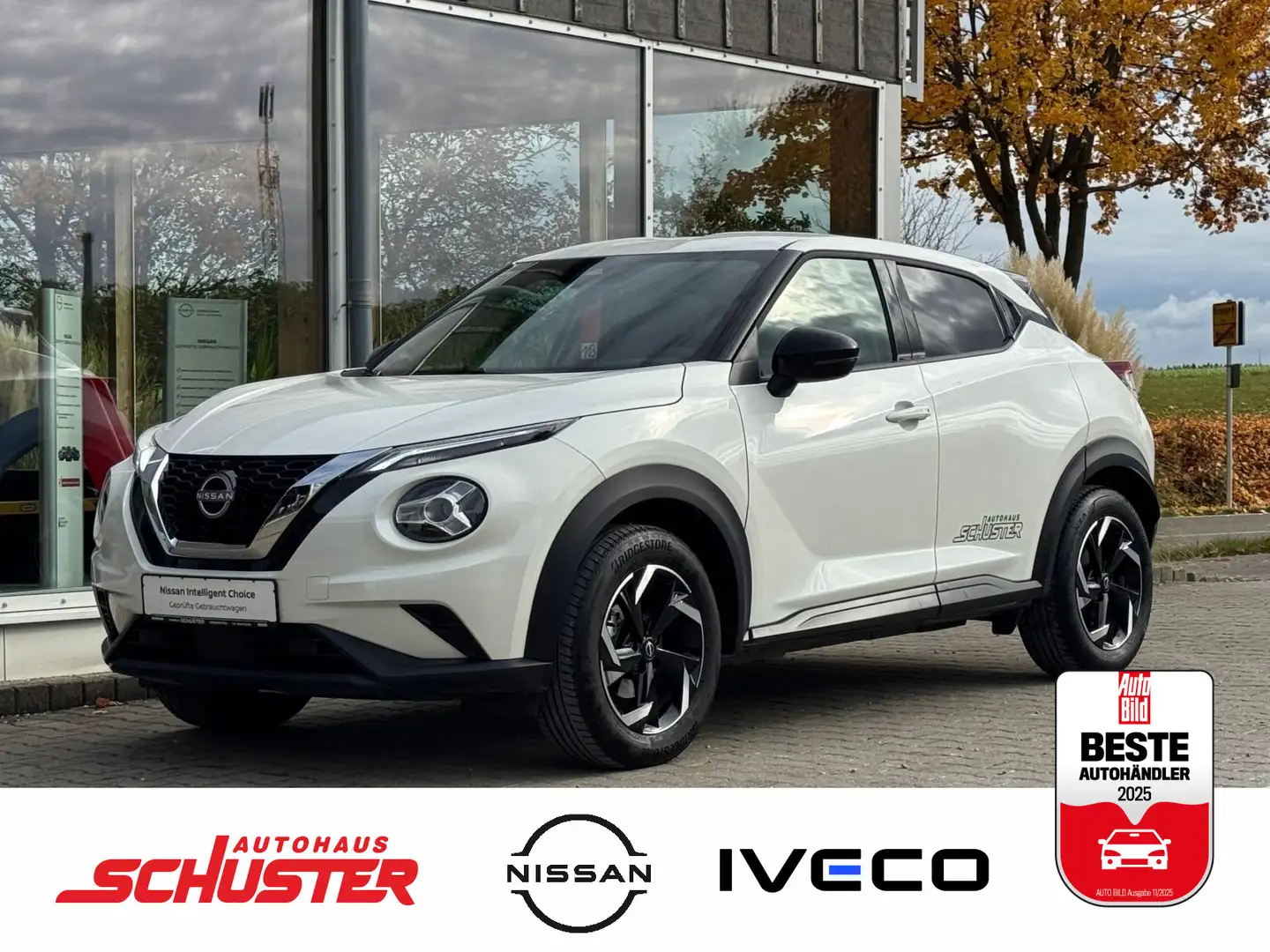 Nissan Juke 1.0 DIG-T N-Style 114PS 6MT Weiß - 1