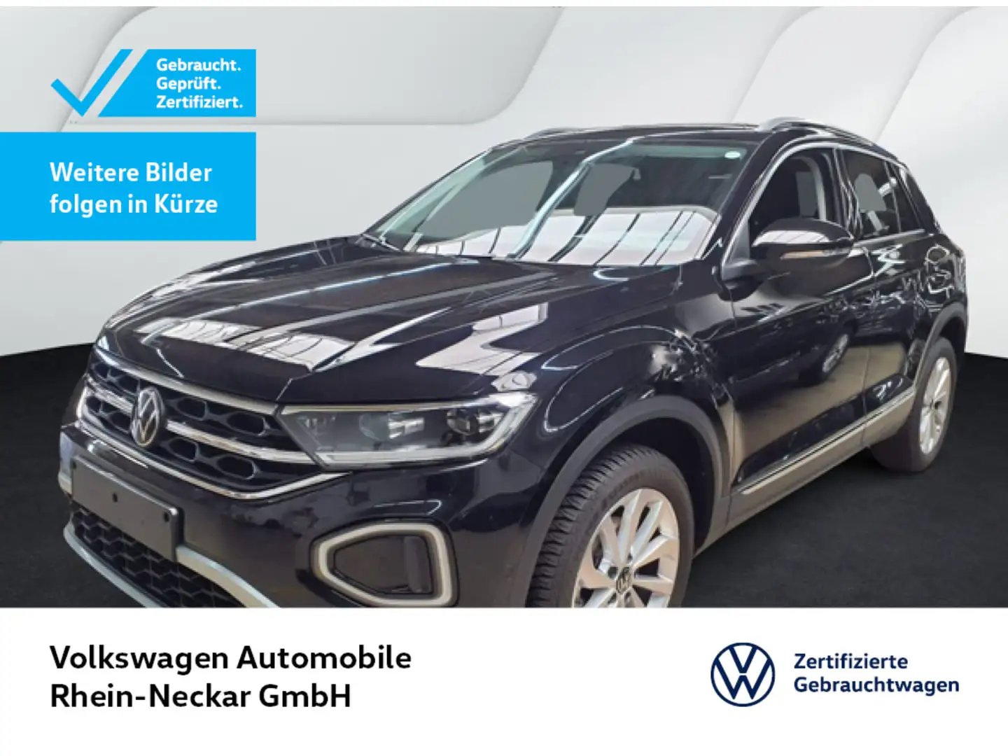 Volkswagen T-Roc 1.5 TSI Style DSG Nsvi AHK LED uvm Schwarz - 1