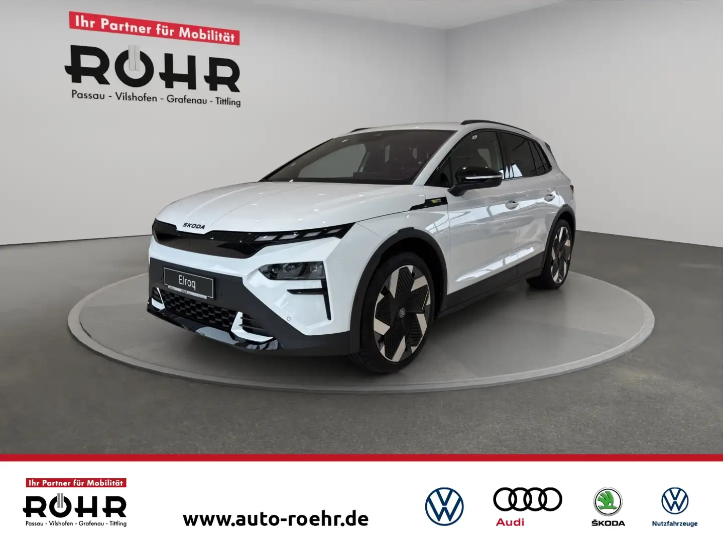 Skoda Elroq RS (AHK.Kamera.SHZ.Remote Park Assist) 1-Gang Auto Weiß - 1