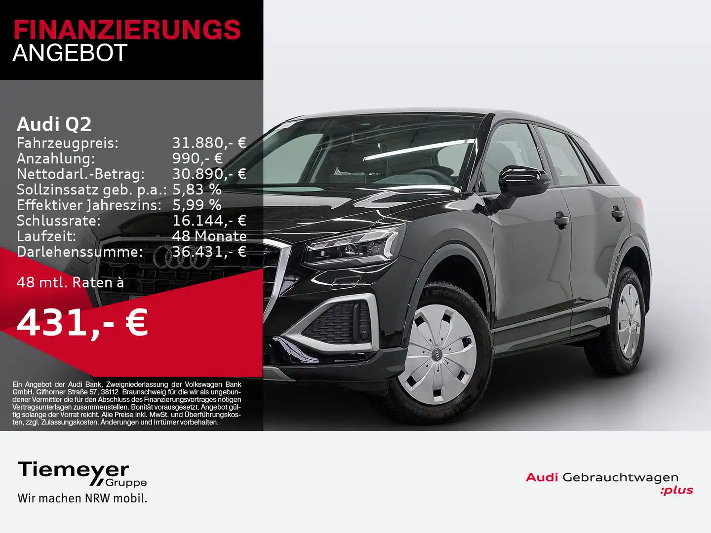 Audi Q2 35 TFSI ADVANCED MATRIX KAMERA VIRTUAL ACC Schwarz - 1