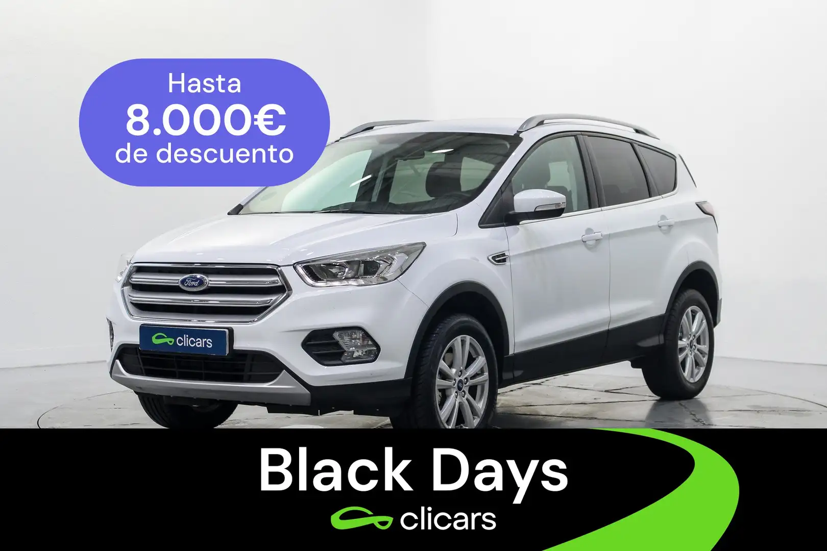 Ford Kuga 1.5 EcoBoost Titanium FWD 120 Blanc - 1