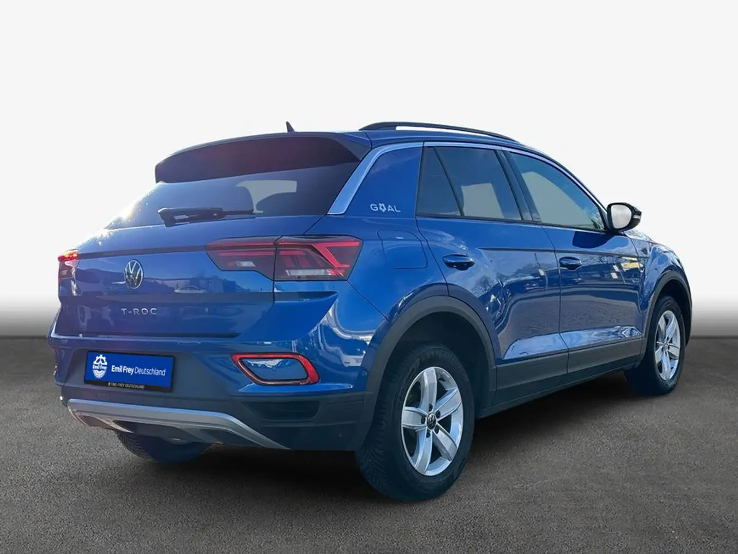 Volkswagen T-Roc 2.0 TDI Goal SCR Plus Paket Navi Rückfahrkam Blau - 2