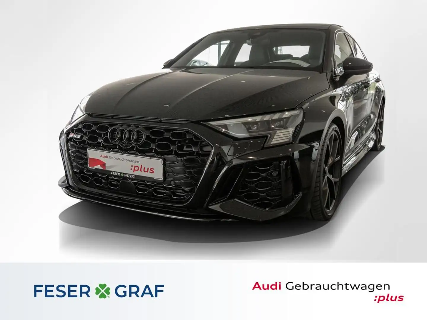 Audi RS3 Limousine 2.5 TFSI qu.,Matrix,Pano,B&O,HuD,ACC Schwarz - 1