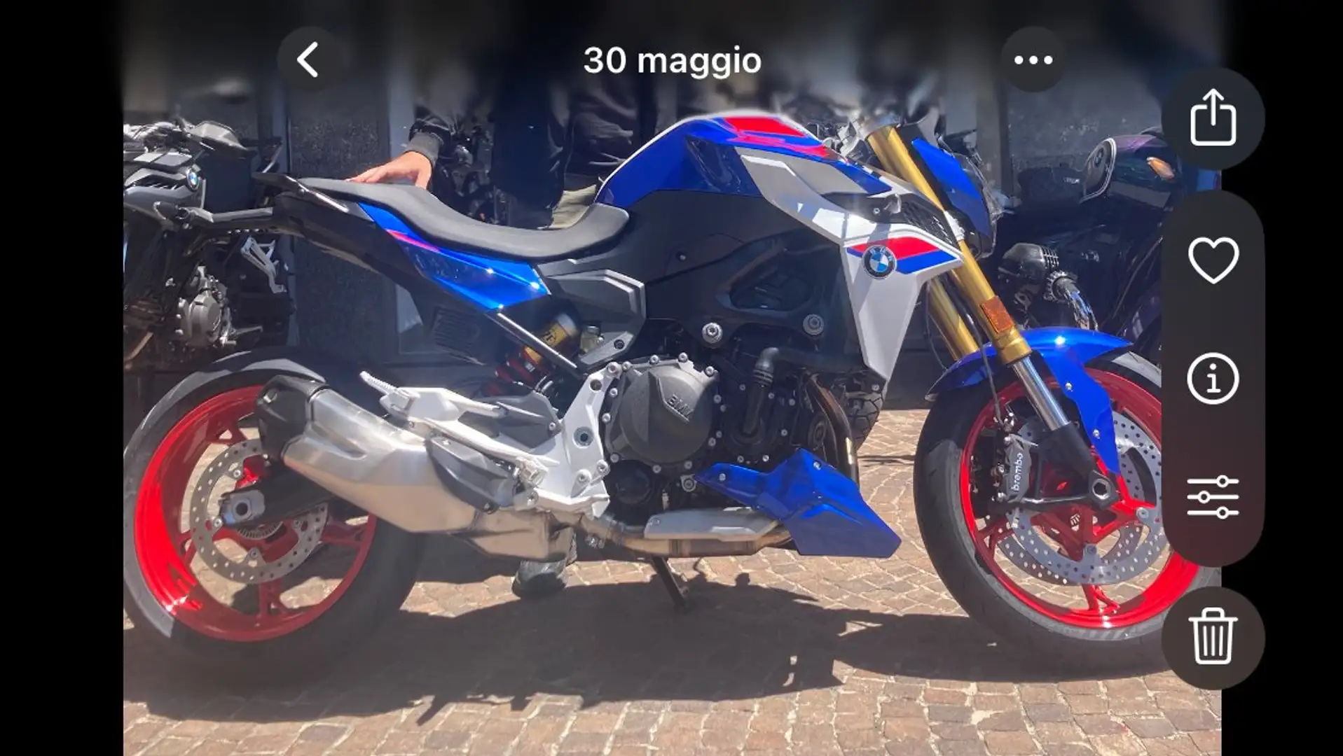 BMW F 900 R R SPORT Niebieski - 1