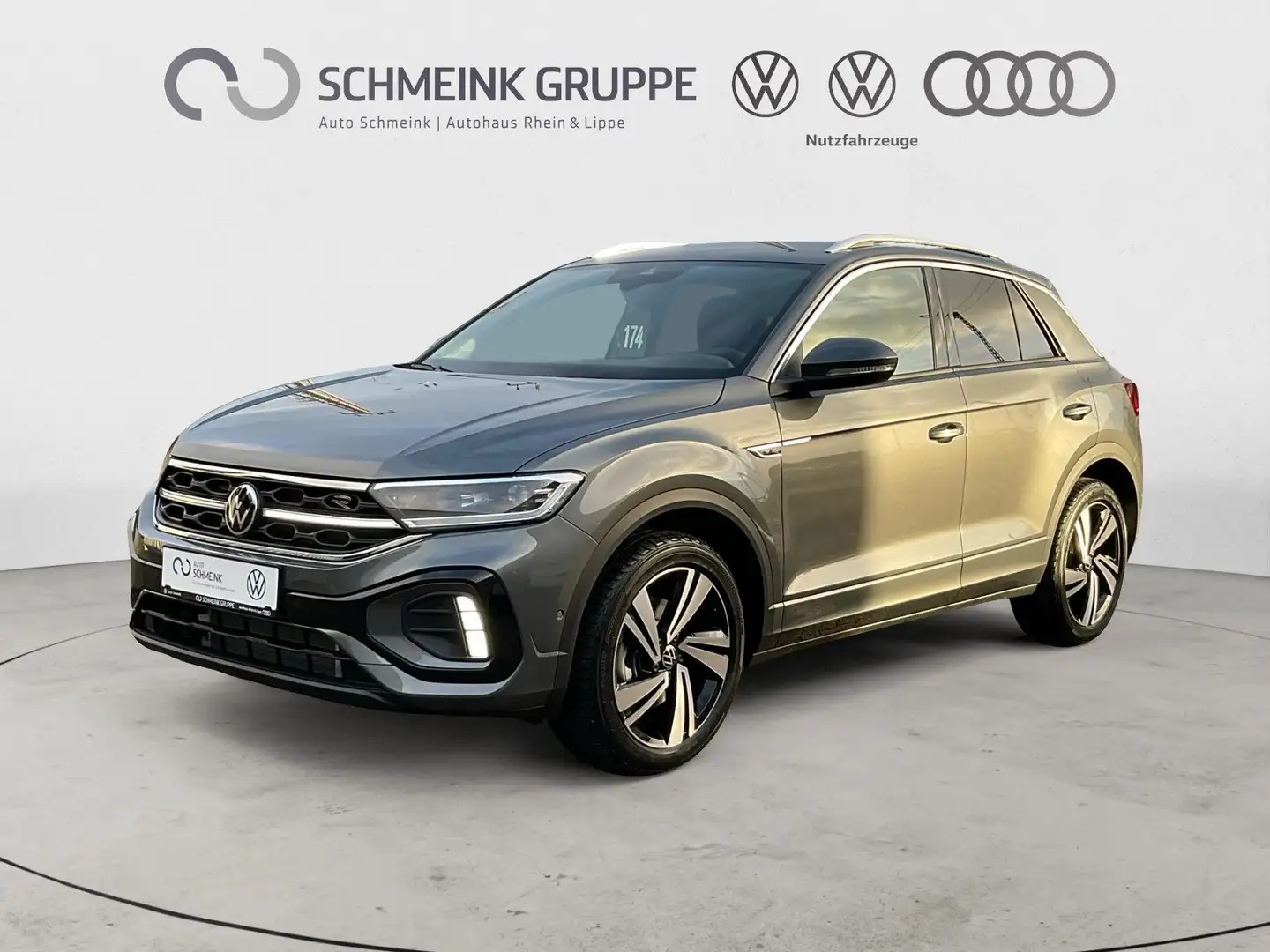 Volkswagen T-Roc R-Line 2.0 TDI DSG AHK Kamera Navi Grau - 1