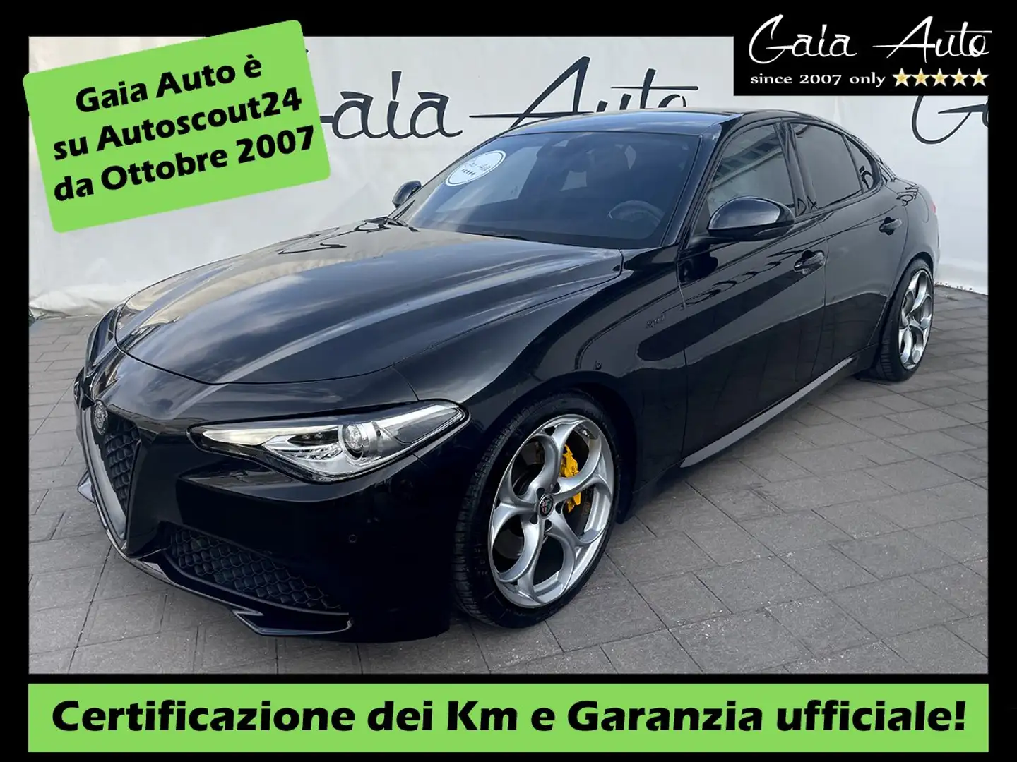 Alfa Romeo Giulia 2.2 t Sprint 190cv GARANZIA ALFA 12/25 + 12MESI Nero - 1
