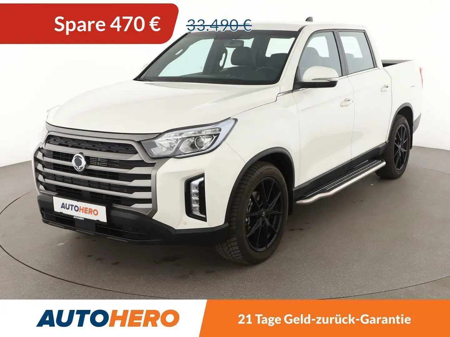 SsangYong Musso 2.2 e-Xdi Sapphire 4WD Aut.*NAVI*XENON*CAM*SHZ* Alb - 1