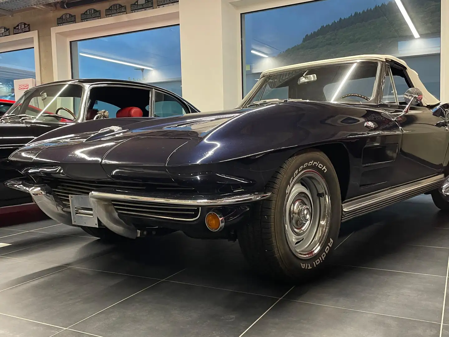 Corvette C2 Cabrio Blau - 2