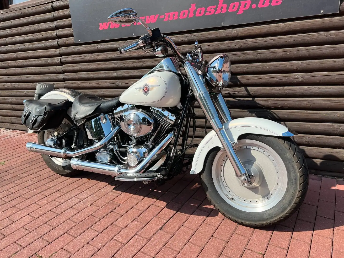 Harley-Davidson FLSTFI Fat Boy *Penzl, orig.Taschen* Gelb - 2