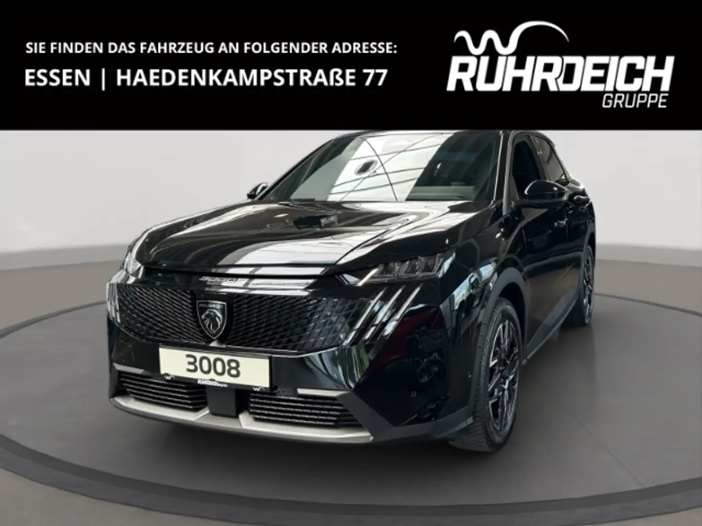 Peugeot 3008 Mild-Hybrid 145 Allure SHZ 360°KAM 21''DISPLAY Schwarz - 1
