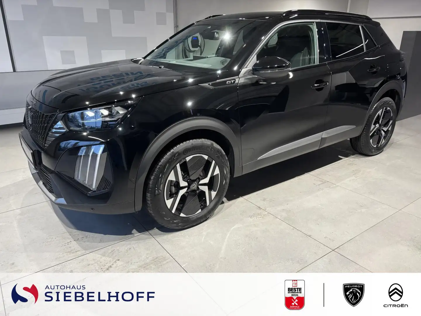 Peugeot 2008 GT HYBRID 145 e-DSC6 Schwarz - 1