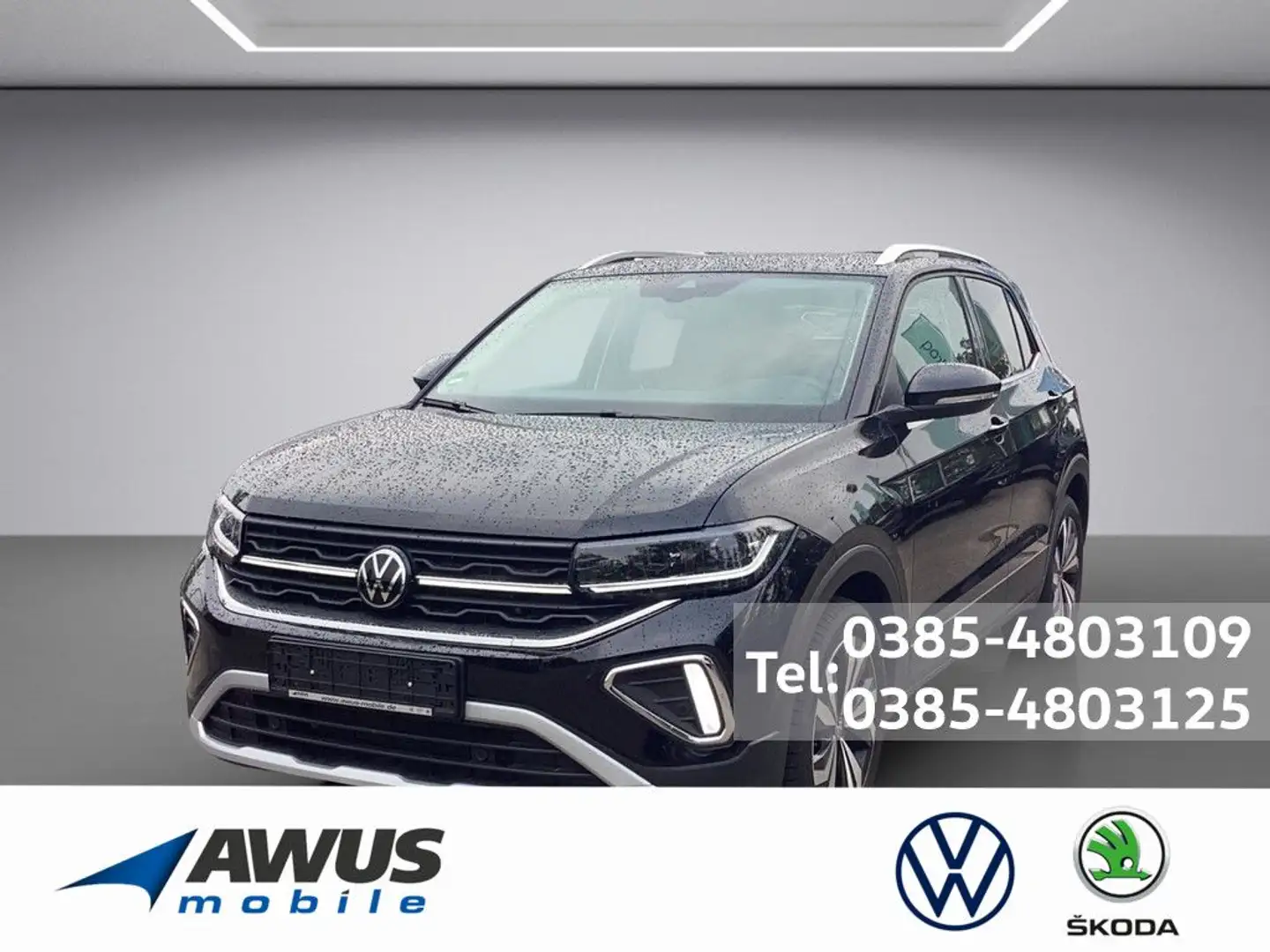 Volkswagen T-Cross 1.5TSI DSG Style AHK FACEL. MATRIX-LED Schwarz - 1