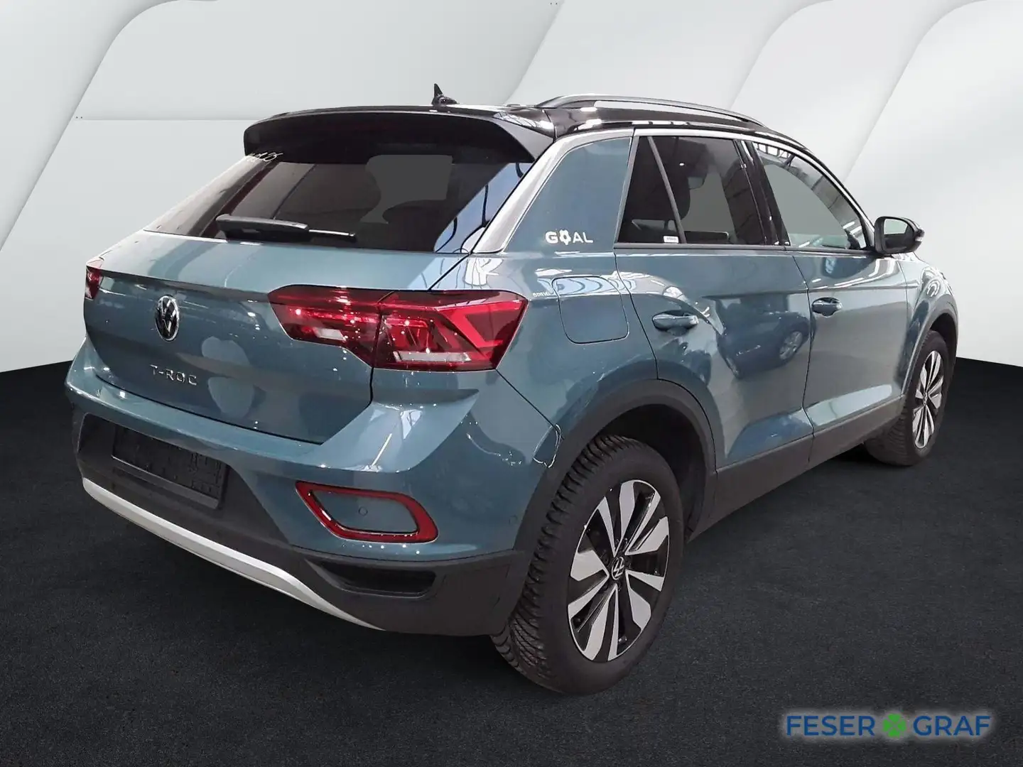 Volkswagen T-Roc GOAL 2.0 TDI DSG ACC RFK AHK LED Blau - 2