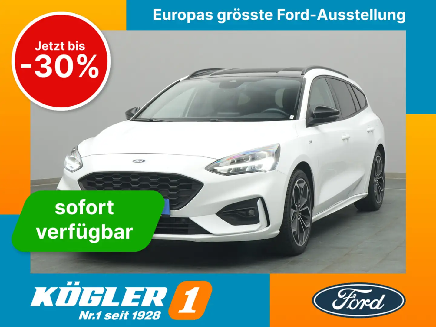Ford Focus ST-Line 182PS/Komfort&Winter-Paket Bianco - 1