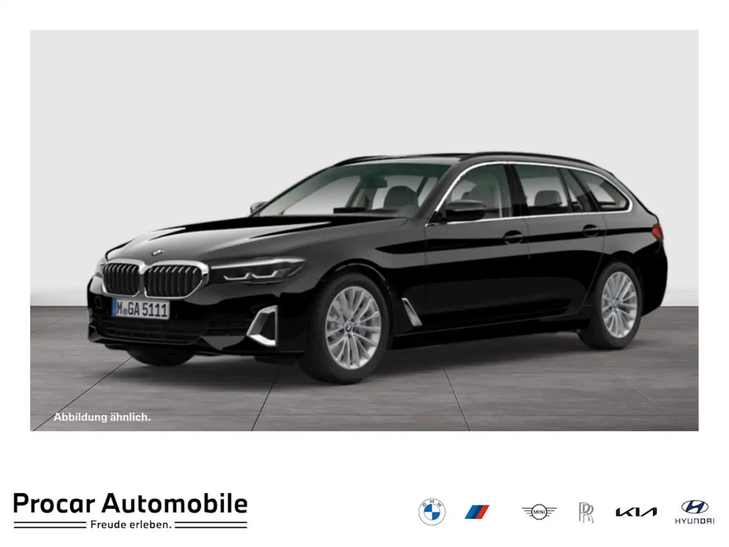 BMW 520 d A Luxury Line DAB WLAN Pano.Dach RFK Schwarz - 1