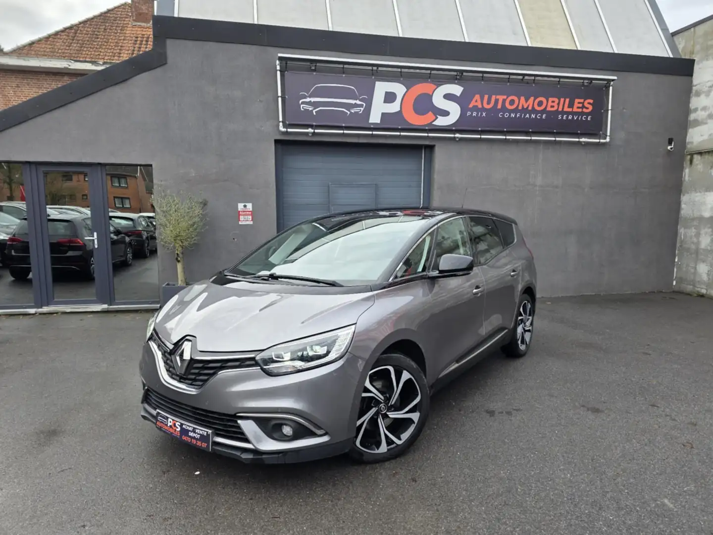 Renault Grand Scenic 1.7 dCi 7 PLACES*CAMERA*GPS*FULL LED*SEMI CUIR*... Gris - 1